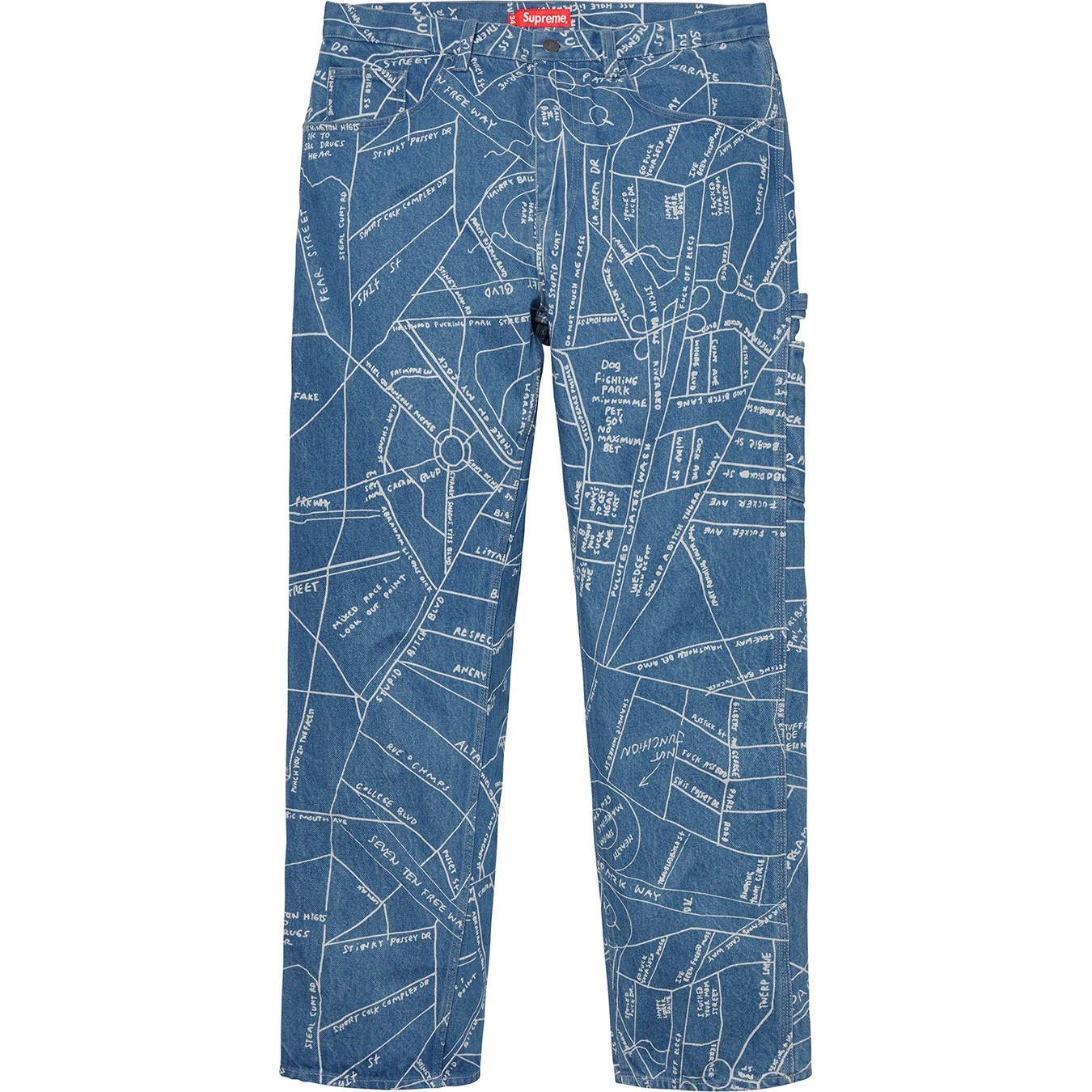 Gonz Map Denim Painter Pant view 5